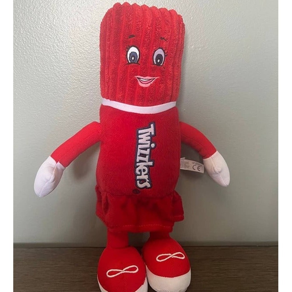 The Petting Zoo Twizzlers Candy Plush Red Posable Limbs Soft Toy Hershey Mascot